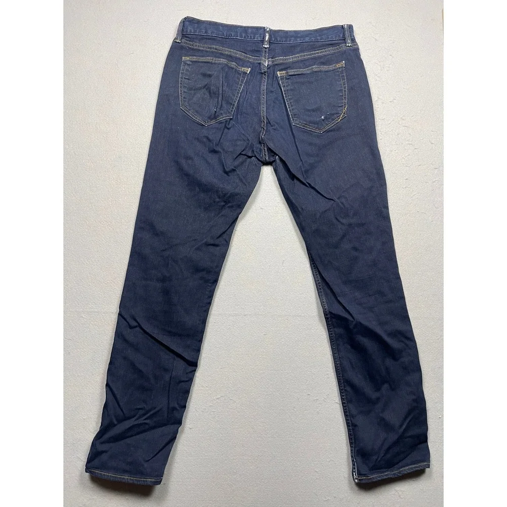 Banana Republic Slim Fit Jeans Mens 33x32 Dark Wash Blue Denim Pants